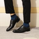 Zapatos de punta puntiaguda para hombre modernos J2014 3