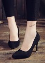 Zapatos de salón de ante para mujer 2