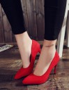 Zapatos de salón de ante para mujer 3