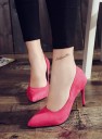 Zapatos de salón de ante para mujer 4
