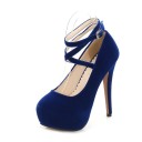 Zapatos de salón de mujer con punta redonda 16