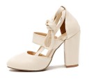 Zapatos de salón para mujer de piel sintética 10