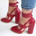 Zapatos de salón para mujer de piel sintética 1