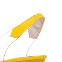 Zapatos de salón transparentes para mujer con flor 9