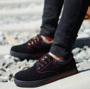 Zapatos de trabajo de seguridad con puntera de acero estilo zapatilla Upper de ante sintético Costuras en contraste Suela plana 9