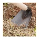 Zappa da giardino allargata in acciaio forgiato 15 x 12,5 x 6,5 cm nera attrezzo manuale per diserbo scavo del terreno e piantagione di verdure 2
