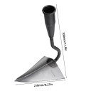 Zappa triangolare 300x210 mm Acciaio al manganese Zappa manuale e rastrello Attrezzatura agricola per terreno soffice Lavorazione e coltivazione del giardino 2
