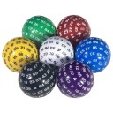 Zar D100 4,8 cm Zar cu o sută de fețe din acril în diverse culori cu pungă pentru jocuri de masă RPG și familiale 1