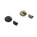 Zărăzătoare de ușă din metal lustruit Zărăzătoare metalică modernă pentru dormitoare și băi Design elegant Blocare a ușilor Protecție 6