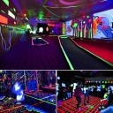 zářivá bavlněná lepící páska 5 m x 13 mm Neonové fluorescenčné samolepiace pásky svietiace na UV svetle 9