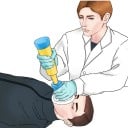 Zařízení Proti Udušení Přenosná Záchranná Sada První Pomoci Mechanické Sání Maska Pro Dospělé i Děti Žluto-modrá Pro Nouzové Použití 4