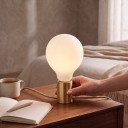 Żarówka LED G80 w kształcie kuli Mlecznobiała nieprzezroczysta bańka 11,5 x 8 cm Gwintowa podstawa Neutralne białe światło Do lamp i opraw 4