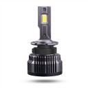 Żarówki LED D2S Canbus 2 szt. 70W 30000 lm, aluminium z wentylatorem, szaro-czarne, białe światło 6000K, zamiennik xenonu do aut z reflektorami HID 1