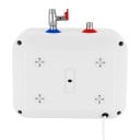 Zásobníkový elektrický ohřívač vody 1500 W s objemem 6 l a LED displejem s regulací teploty o rozměrech 33 x 23 x 24 cm v bílé barvě 3