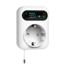 Zásuvka do chytré domácnosti s OLED displejom termostatu WiFi ovládanie Energetická úspora Automatizácia domácnosti 7,8x5,7x5,6 cm 1
