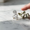 Záušnice bez propichovania 1 ks Dvojitá spirála 1,7 cm Zinková zliatina Vintage klipsová náušnica na chrupavku a tragus 6