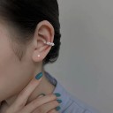 Záušnice sans perçage 1 pièce Ear cuff en étoiles irrégulières Cuivre Boucle d'oreille clip scintillante pour le cartilage 4