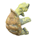 Závěsná dekorace želvy 7 x 4,4 cm Pryskyřicový ornament visící želvy Ozdoba na okraj květináče nebo akvária Mini dekorace zahrady a interiéru 2