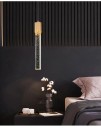 Závesné LED svietidlo s akrylovou trubicou a bublinkovým efektom v Nordic štýle, 3W, výška trubice 33 cm, do obývacej izby alebo spálne 6