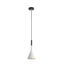 Závesné svietidlo moderné kuželové tienidlo studené svetlo výška 36 cm priemer 15 cm kábel 150 cm kov LED žiarovka E27 17