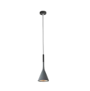 Závesné svietidlo moderné kuželové tienidlo studené svetlo výška 36 cm priemer 15 cm kábel 150 cm kov LED žiarovka E27 14