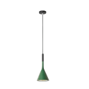 Závesné svietidlo moderné kuželové tienidlo teplé svetlo výška 36 cm priemer 15 cm kábel 150 cm kov LED žiarovka E27 13