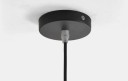 Závesné svietidlo moderné kuželové tienidlo teplé svetlo výška 36 cm priemer 15 cm kábel 150 cm kov LED žiarovka E27 3