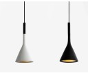 Závesné svietidlo moderné kuželové tienidlo teplé svetlo výška 36 cm priemer 15 cm kábel 150 cm kov LED žiarovka E27 6
