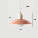 Závesné svietidlo retro ružové tanierové tienidlo priemer 32 cm výška 22 cm kábel 120 cm kov objímka E27 do kuchyne či obývacej izby 2