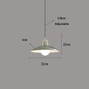 Závesné svietidlo zelené tanierové tienidlo priemer 32 cm výška 22 cm kábel 120 cm kov objímka E27 do kuchyne a obývacej izby 2