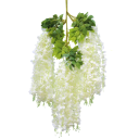 Závěsné umělé girlandy převislé květinové dekorace 110 cm sada 12 ks vícebarevné pro svatbu balkon pergolu interiér 2