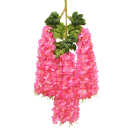 Závěsné umělé girlandy převislé květinové dekorace 110 cm sada 12 ks vícebarevné pro svatbu balkon pergolu interiér 5