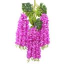 Závěsné umělé girlandy převislé květinové dekorace 110 cm sada 12 ks vícebarevné pro svatbu balkon pergolu interiér 3