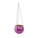 Závesný kvetináč disco guľa 8