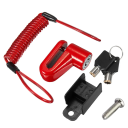 Zăvor de frână cu disc cu cablu de oțel de 1,2 m împotriva furtului pentru scuterul electric Xiaomi Mijia M365 / Pro / 1S / Pro2 / Mi3 + 2 chei din oțel aliat 5