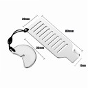 Zăvor de siguranță pentru uși 8 x 3 x 1,3 cm Lacăt portabil din oțel inoxidabil împotriva efracției Blocare de ușă de călătorie 2