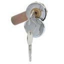 Zăvor de ușă și dulap cu securitate 22 × 16 mm aliaj de aluminiu cilindric argintiu pentru cutii sertare mobilier 2