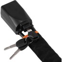 Zăvor de volan 43 cm din oțel inoxidabil Închidere de siguranță în centură cu 3 chei Protecția vehiculului împotriva furtului 2