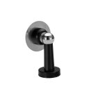 Zăvor magnetic pentru uși din oțel inoxidabil 40 x 74 x 55 mm Montaj pe podea și pe perete Rezistent la zgârieturi Inclusiv șuruburi și autocolante 12