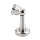 Zăvor magnetic pentru uși din oțel inoxidabil 40 x 74 x 55 mm Montaj pe podea și pe perete Rezistent la zgârieturi Inclusiv șuruburi și autocolante 2