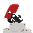 Zăvor universal pentru întrerupătoare cu comutator 50 × 27,5 mm blocare de siguranță a întrerupătorului pentru tablouri electrice și instalații electrice 3