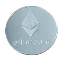 Zberateľská pozlátená minca Ethereum Kovová pamätná minca kryptomeny 4 cm 6