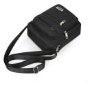 Zbrusu nová pánská crossbody taška 23×19×6 cm Ležérní nylonová taška přes rameno Chlapecká cestovní kabelka Malá praktická pánská brašna 5
