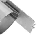 Zębowe metalowe linijki do pomiaru endodontycznego z zakresem i skalą 4x2,5 cm narzędzie stomatologiczne ze stali nierdzewnej 3