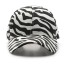 Zebra mintás női siltes sapka 2