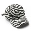 Zebra mintás női siltes sapka 3