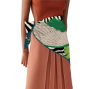 Zebra mitică în povestea de mătase Șal multifuncțional pătrat pentru cap, gât și corp Declarație de modă pentru femei 6