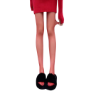Zeer dunne rode kousen voor dames Transparante elastische panty Sexy delicate kousen Elegante look voor avond en dag 2