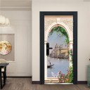 Zelfklevend behang voor deuren C507 2