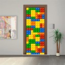 Zelfklevend behang voor deuren C569 4